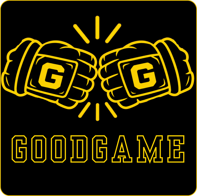 The GoodGame logo: two gloved fists bumping above the word GOODGAME.